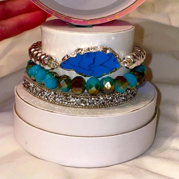 Bomb Party Jewelry - Bomb Party “Wave Dancer” Summer Bracelet Stack